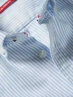 Camisa de riscas 100% algodão|LION OF PORCHES Outlet