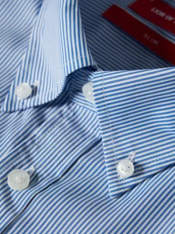 Camisa de riscas slim fit|LION OF PORCHES Best Sale