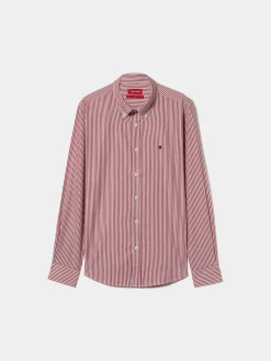 Camisa de riscas slim fit|LION OF PORCHES Flash Sale