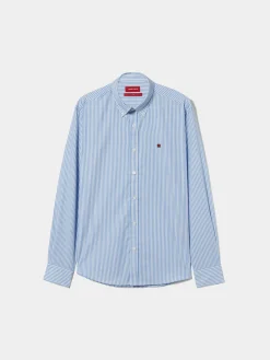 Camisa de riscas slim fit|LION OF PORCHES Best Sale
