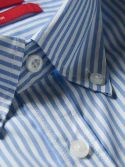 Camisa de riscas slim fit|LION OF PORCHES Best Sale