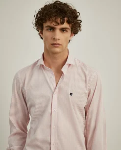 Camisa de riscas slim fit|LION OF PORCHES New