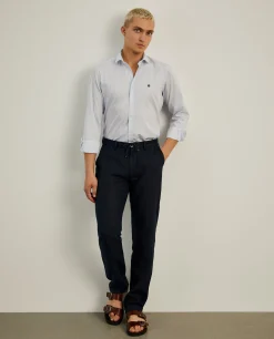 Camisa de riscas slim fit|LION OF PORCHES Outlet