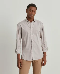 Camisa de riscas slim fit|LION OF PORCHES New