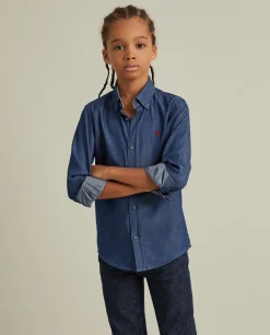 Camisa denim de algodão|LION OF PORCHES Discount
