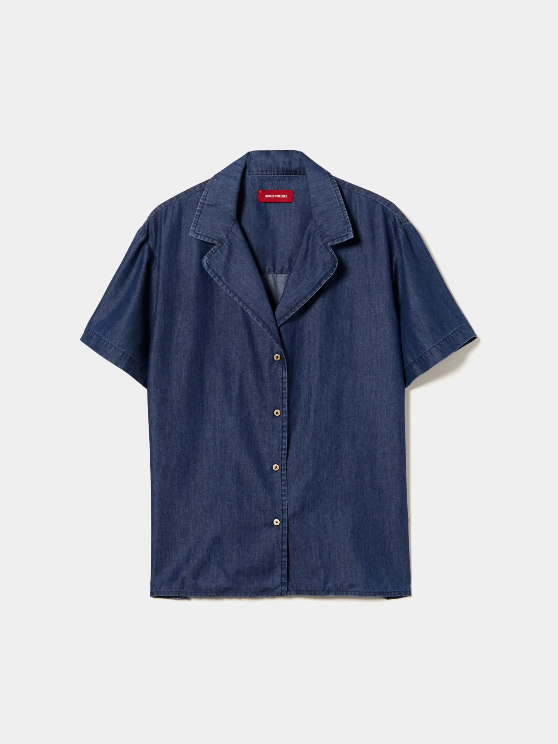 Camisa denim de manga curta|LION OF PORCHES Cheap