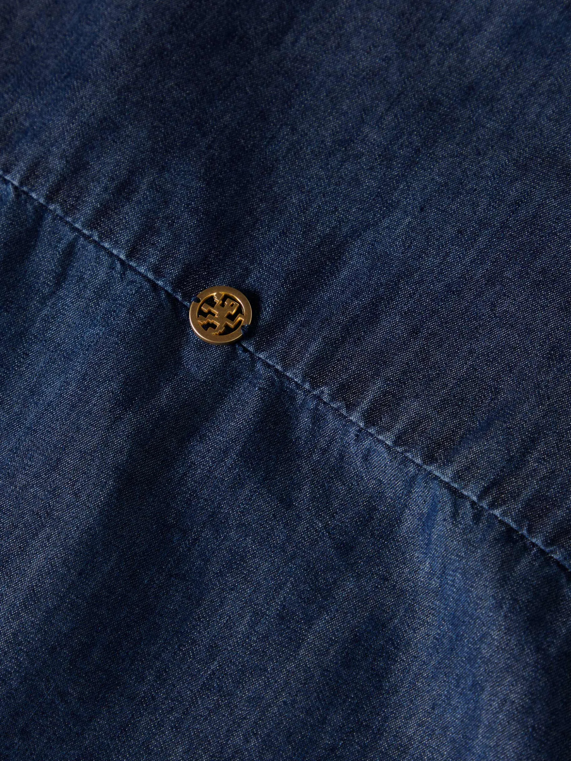 Camisa denim de manga curta|LION OF PORCHES Cheap