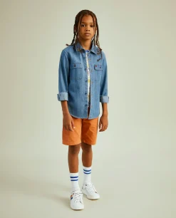 Camisa denim manga comprida|LION OF PORCHES Best