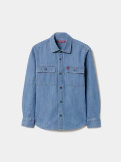 Camisa denim manga comprida|LION OF PORCHES Best