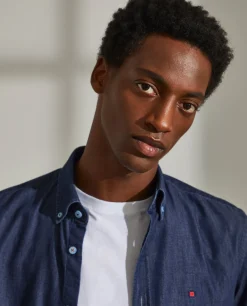 Camisa denim slim fit|LION OF PORCHES Fashion