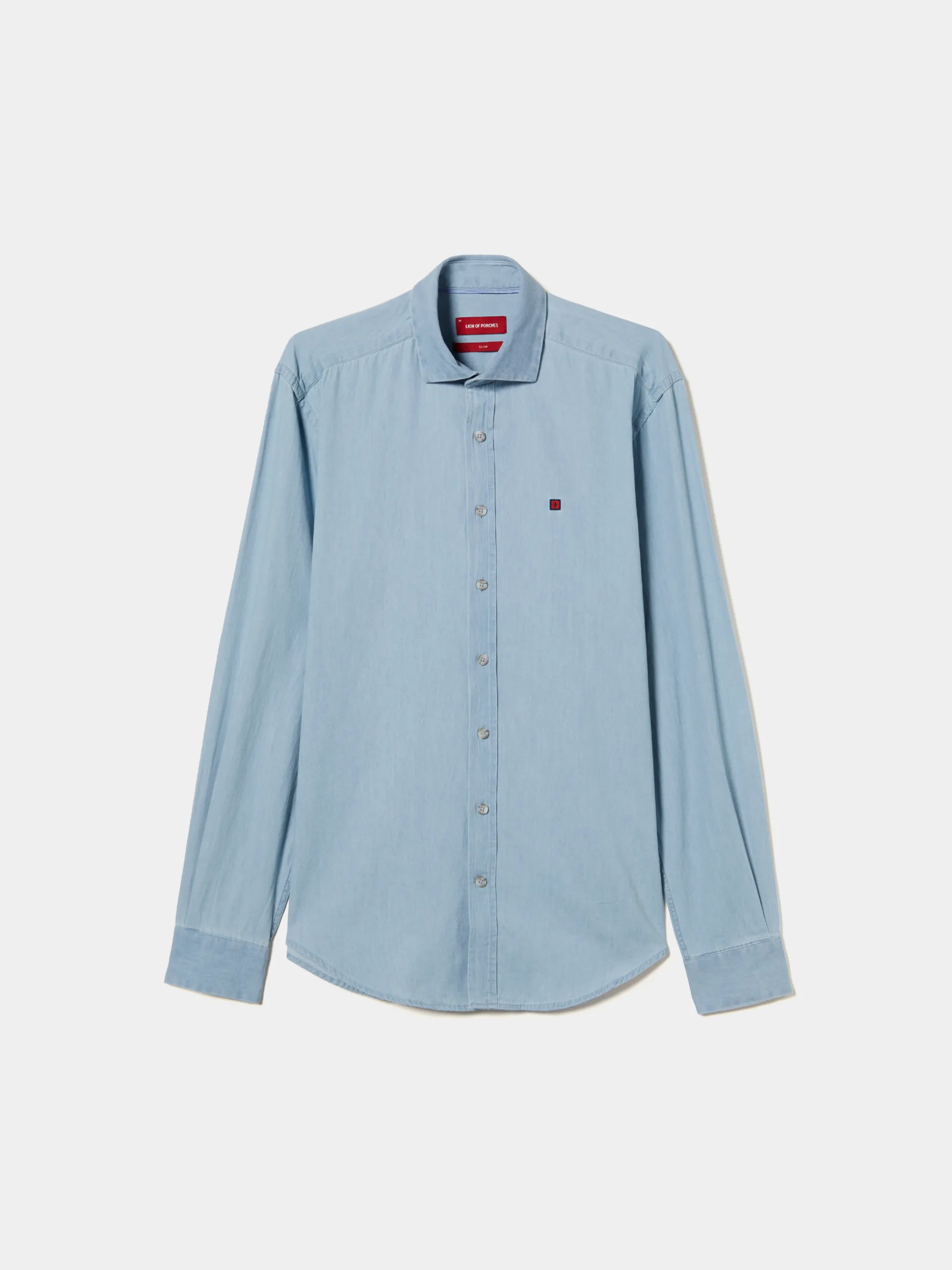 Camisa denim slim fit|LION OF PORCHES Sale