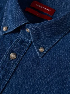 Camisa denim slim fit|LION OF PORCHES Online