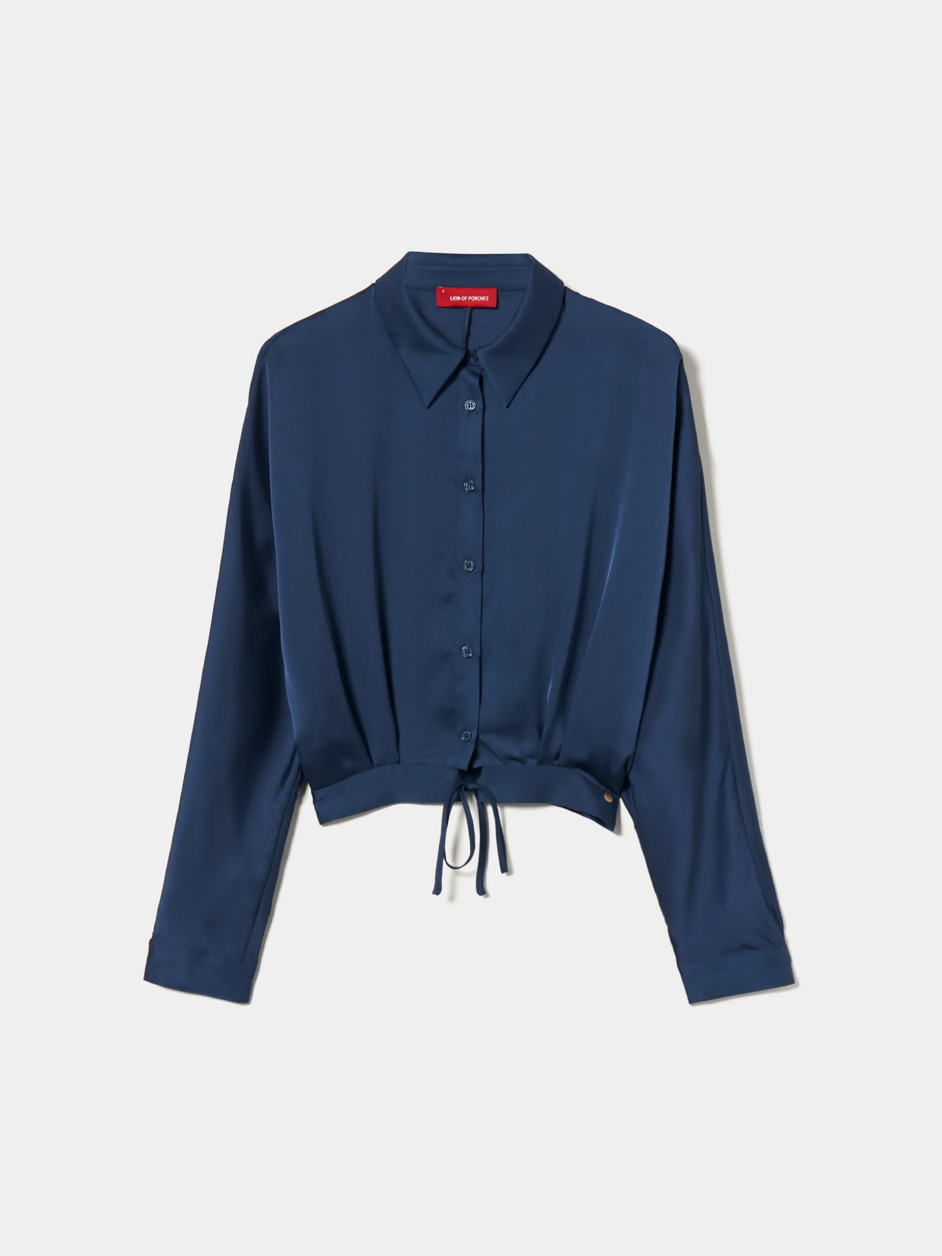 Camisa fluida acetinada|LION OF PORCHES Shop