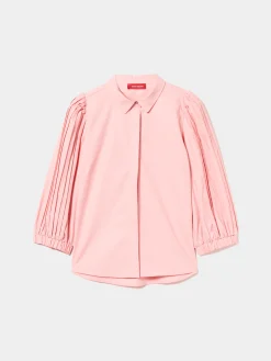 Camisa manga abalonada com nervuras|LION OF PORCHES Fashion
