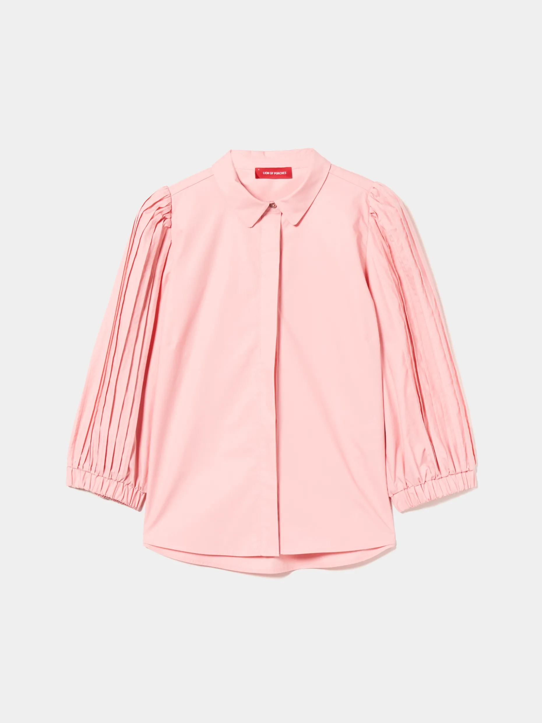 Camisa manga abalonada com nervuras|LION OF PORCHES Fashion