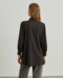 Camisa oversize assimétrica|LION OF PORCHES Shop