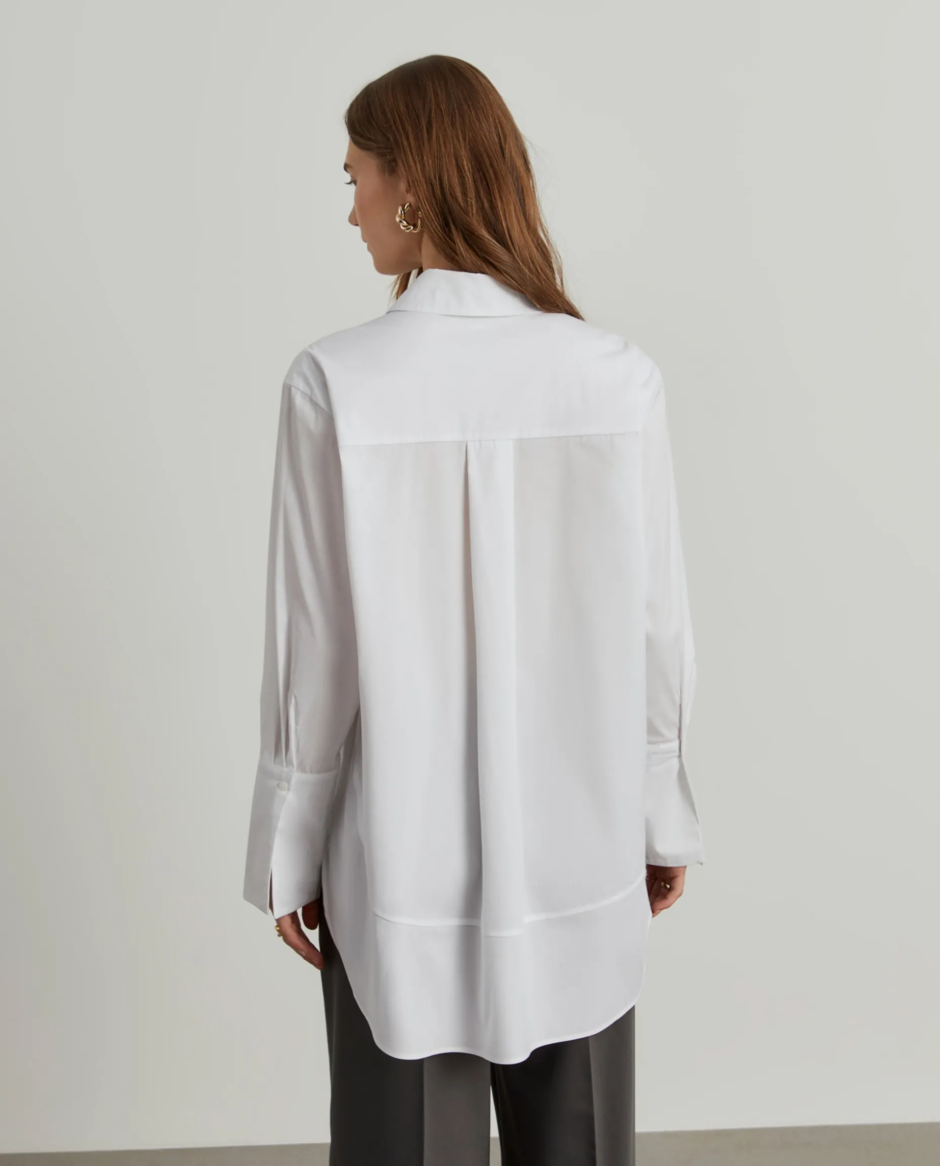 Camisa oversize assimétrica|LION OF PORCHES Fashion