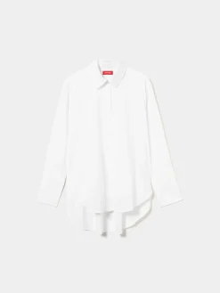 Camisa oversize assimétrica|LION OF PORCHES Fashion