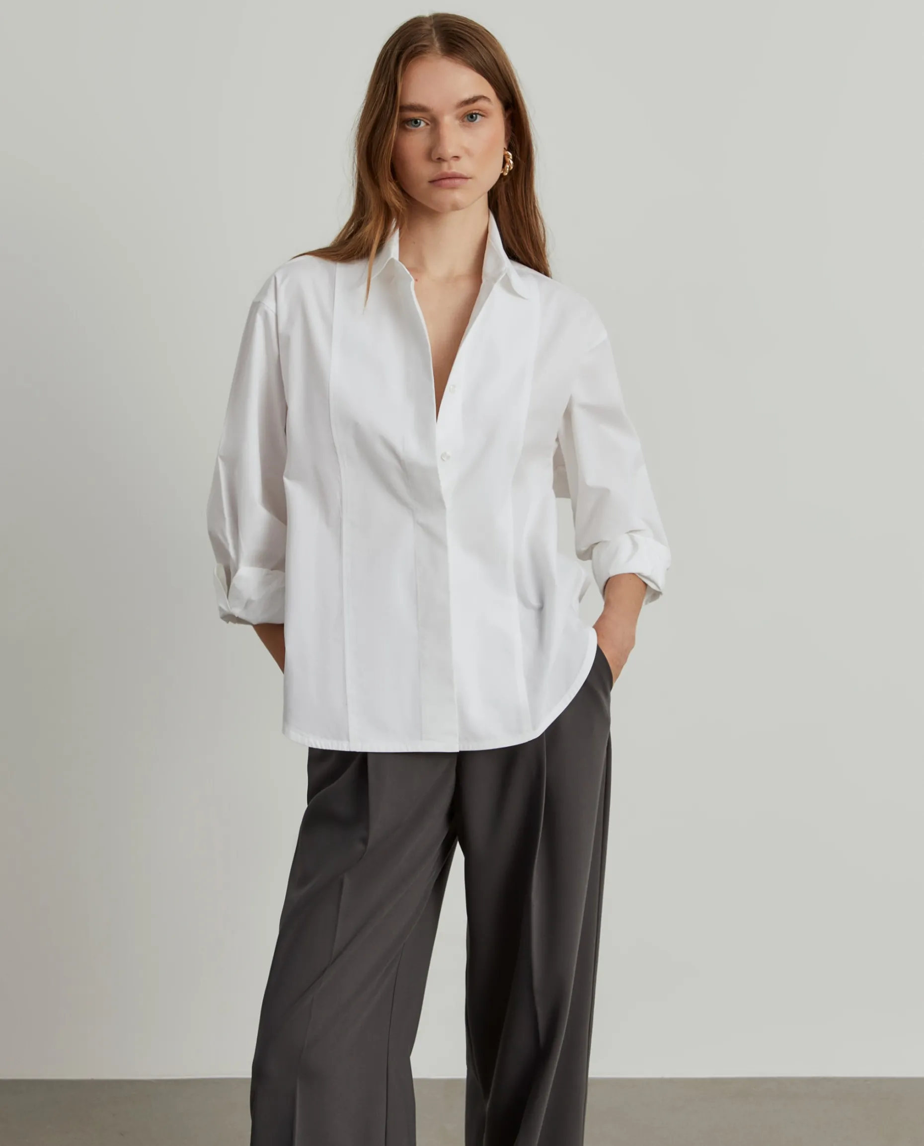 Camisa oversize de algodão|LION OF PORCHES Clearance