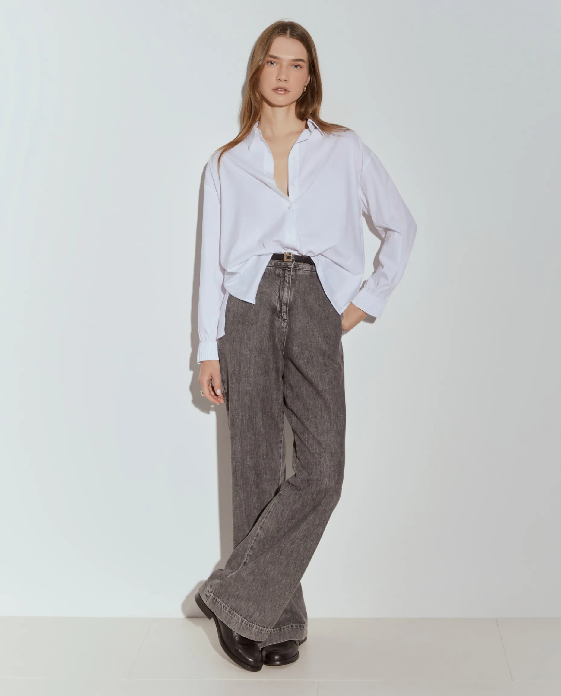 Camisa oversize em popeline|LION OF PORCHES Sale