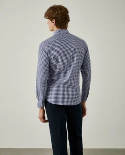 Camisa oxford aos quadrados slim fit|LION OF PORCHES Flash Sale