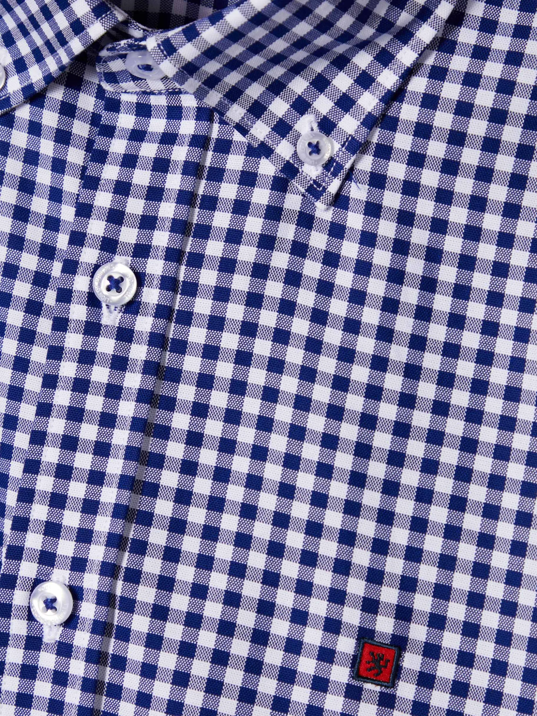 Camisa oxford aos quadrados slim fit|LION OF PORCHES Flash Sale