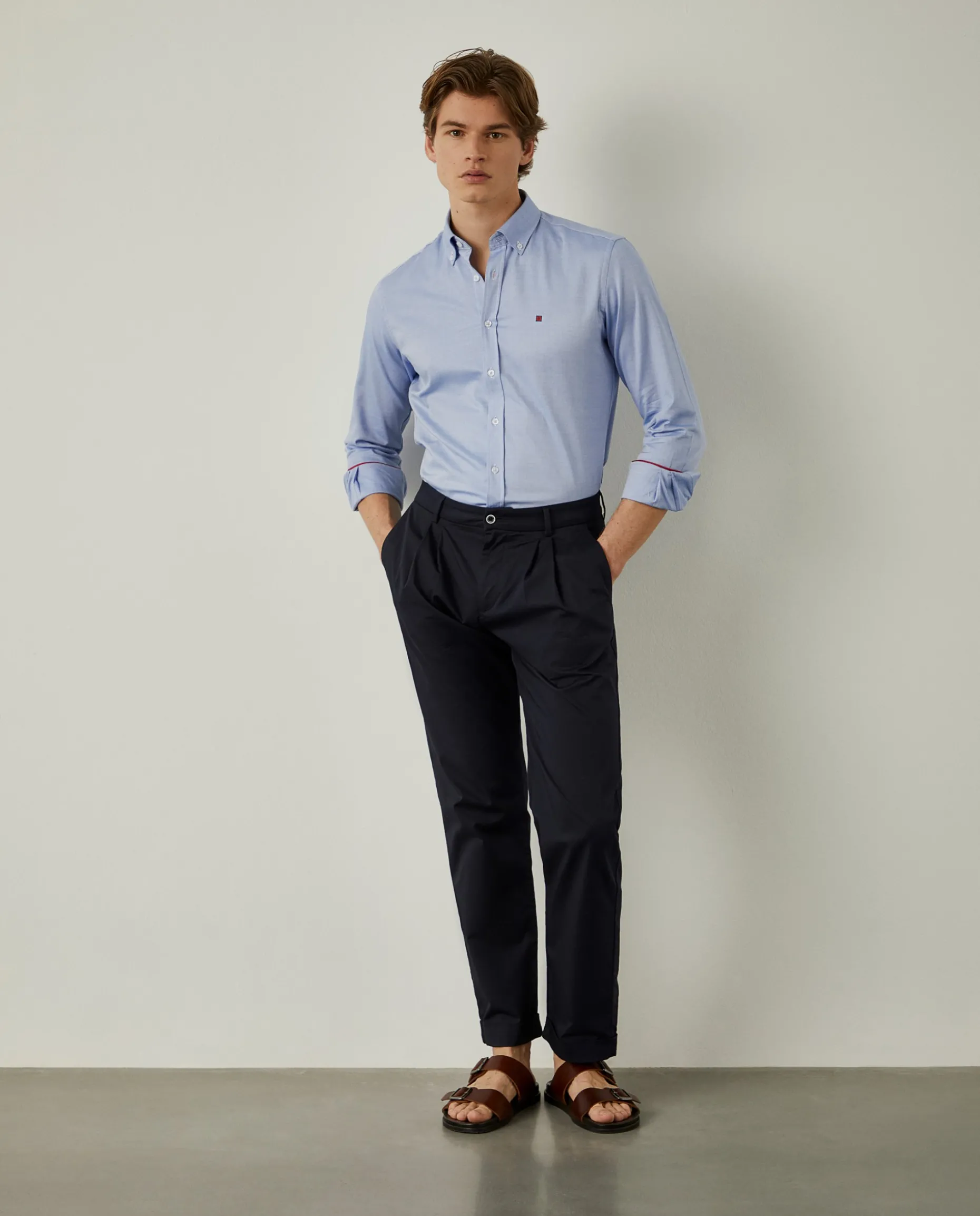 Camisa oxford lisa slim fit|LION OF PORCHES Sale