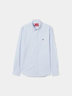 Camisa oxford slim fit às riscas|LION OF PORCHES Discount