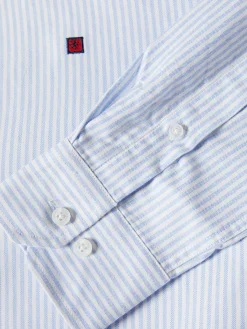 Camisa oxford slim fit às riscas|LION OF PORCHES Discount