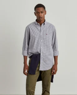 Camisa para homem regular fit de algodão em cor lisa|LION OF PORCHES Cheap