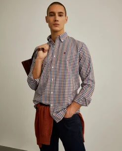 Camisa quadrados regular fit|LION OF PORCHES Flash Sale