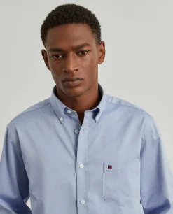 Camisa regular fit de algodão em cor lisa|LION OF PORCHES Shop
