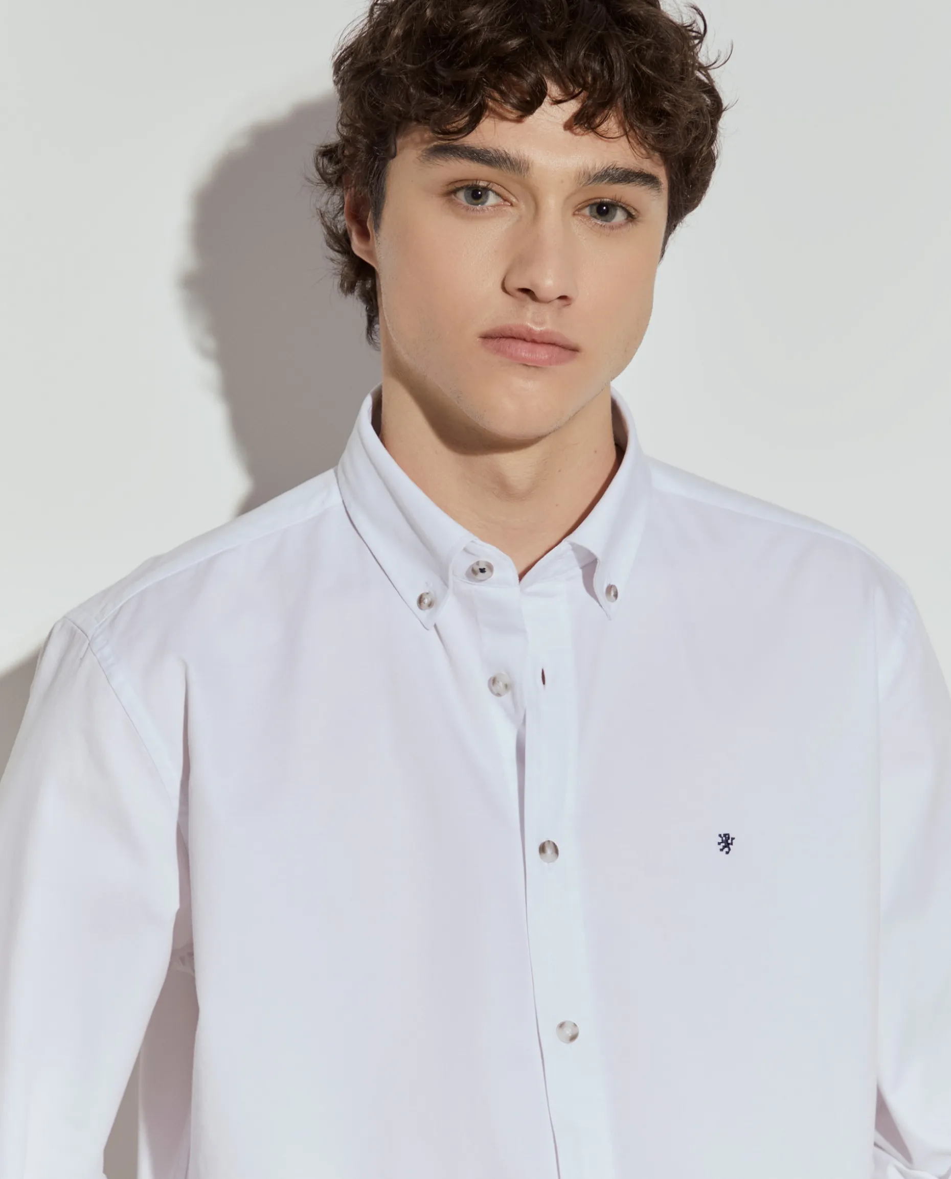 Camisa regular fit de algodão|LION OF PORCHES Clearance