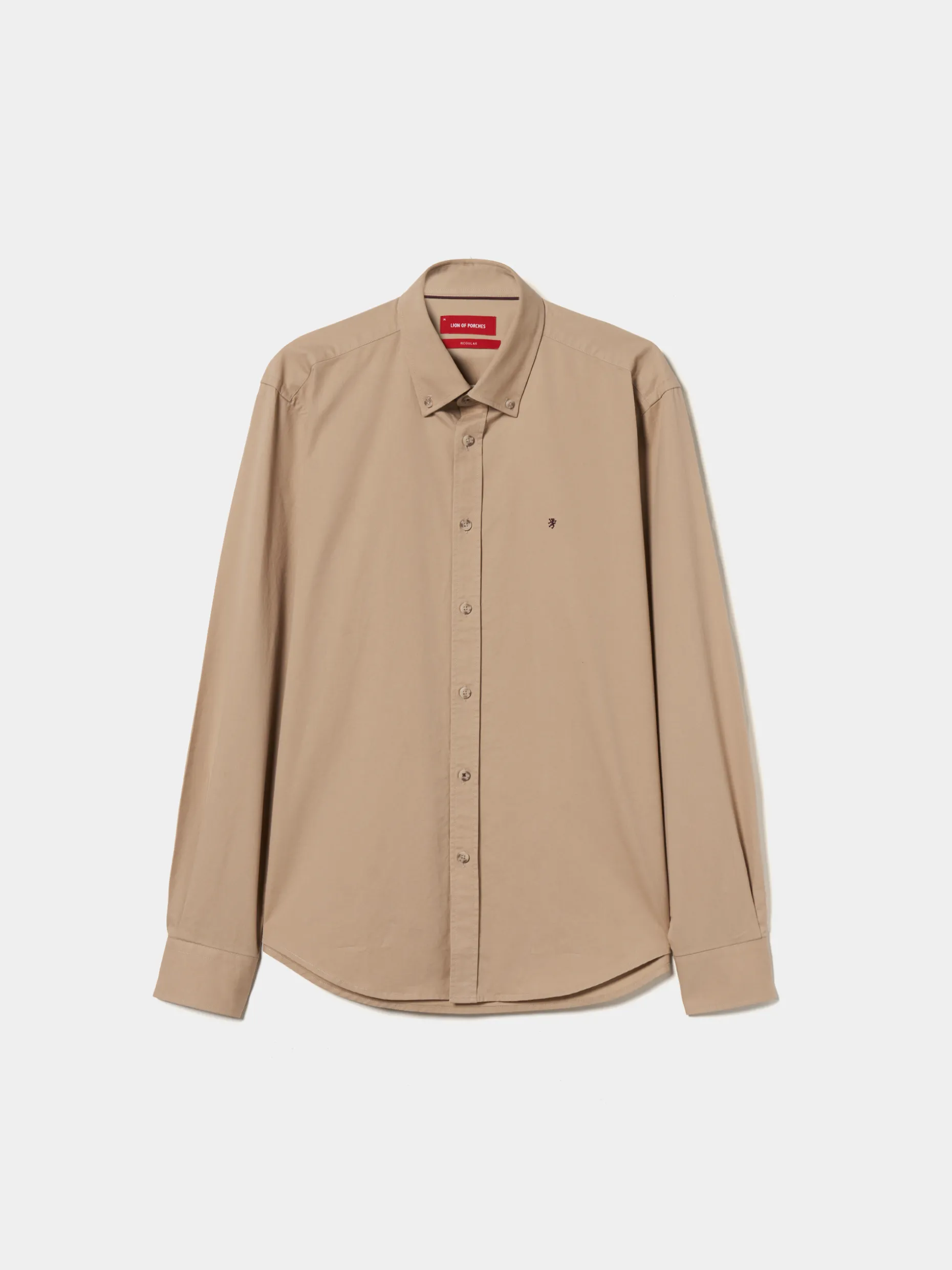 Camisa regular fit de algodão|LION OF PORCHES Best Sale