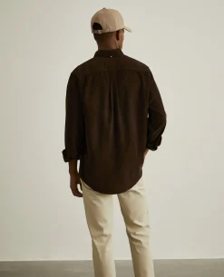 Camisa regular fit de bombazine|LION OF PORCHES Hot