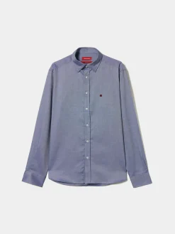 Camisa regular fit em tecido oxford|LION OF PORCHES Online