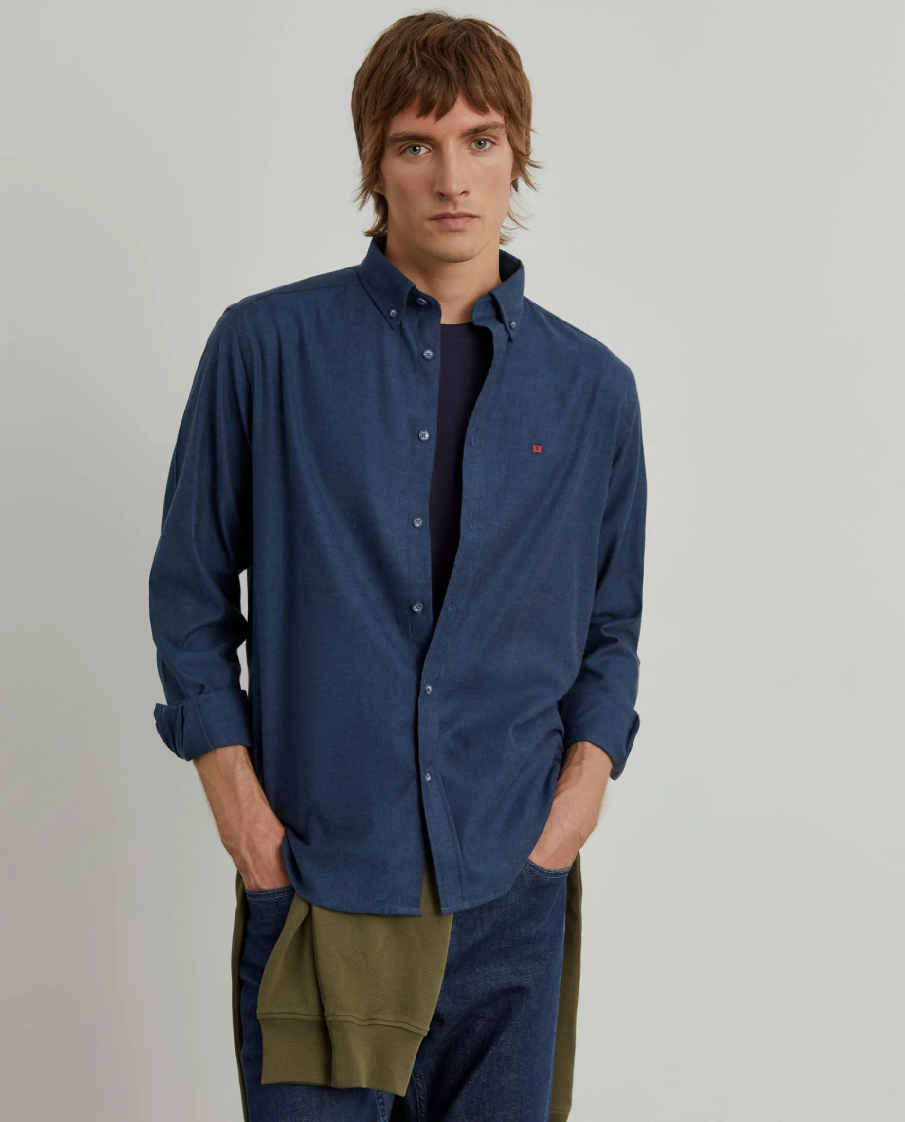 Camisa regular fit flanela|LION OF PORCHES Store