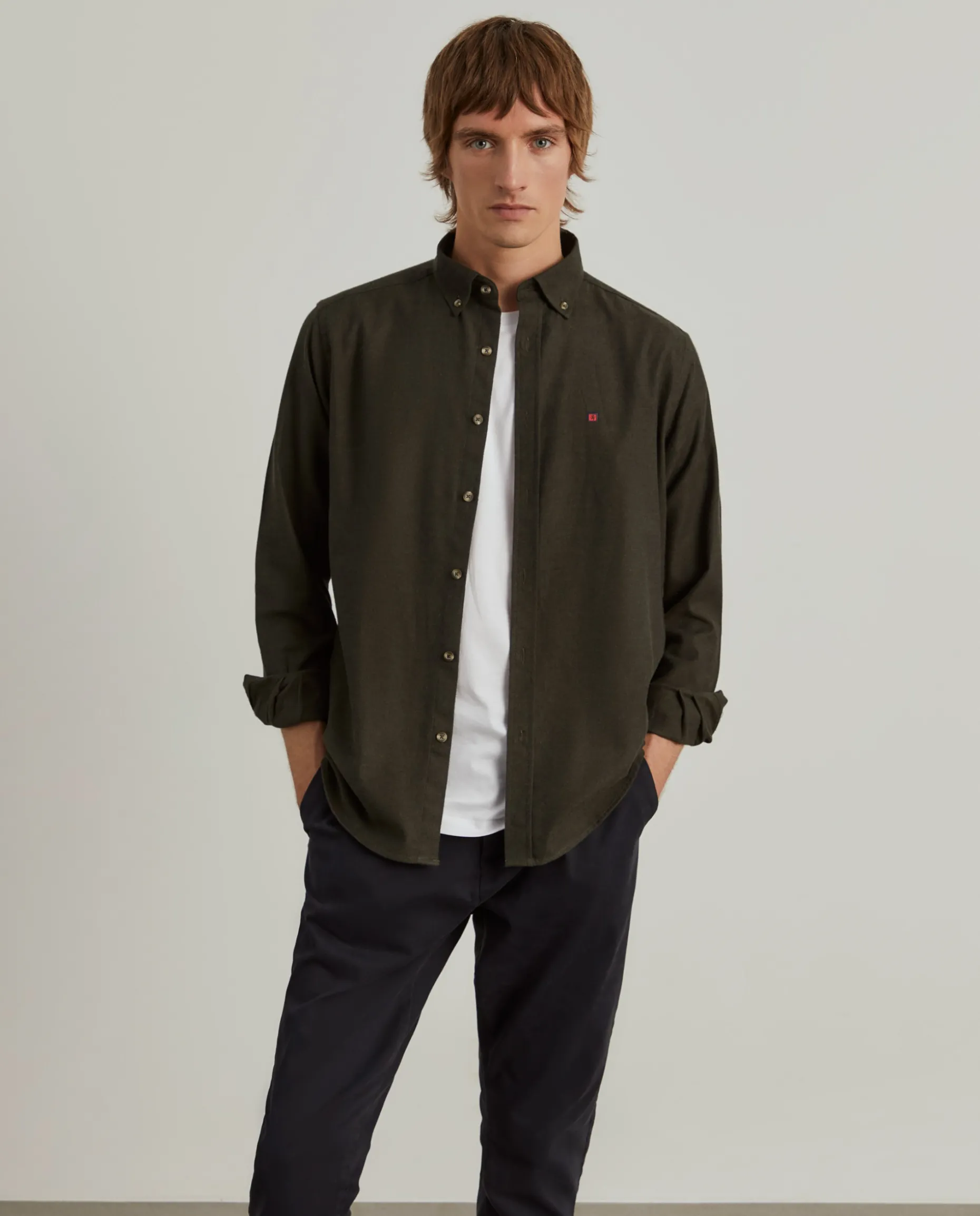 Camisa regular fit flanela|LION OF PORCHES Sale