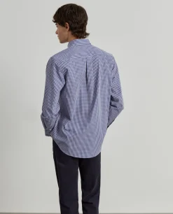 Camisa regular fit quadrados|LION OF PORCHES Store
