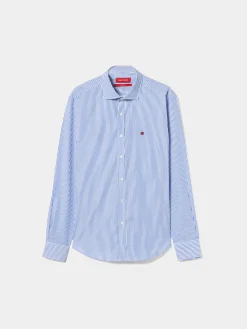Camisa regular fit às riscas|LION OF PORCHES New