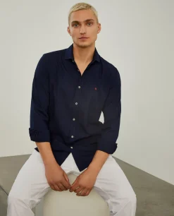 Camisa slim fit 100% algodão|LION OF PORCHES Outlet