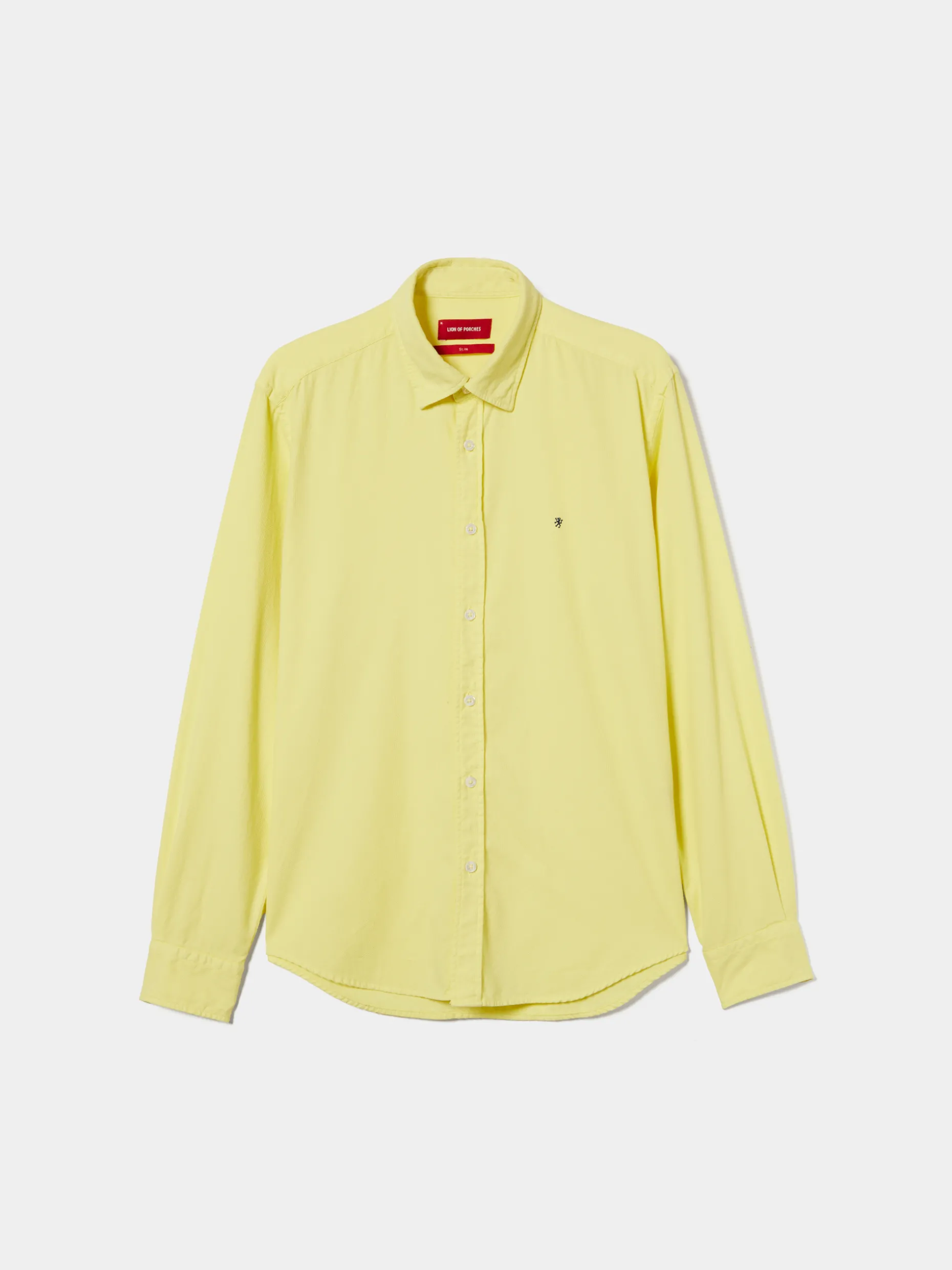Camisa slim fit algodão garment dye|LION OF PORCHES Clearance