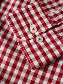 Camisa slim fit aos quadrados|LION OF PORCHES Clearance