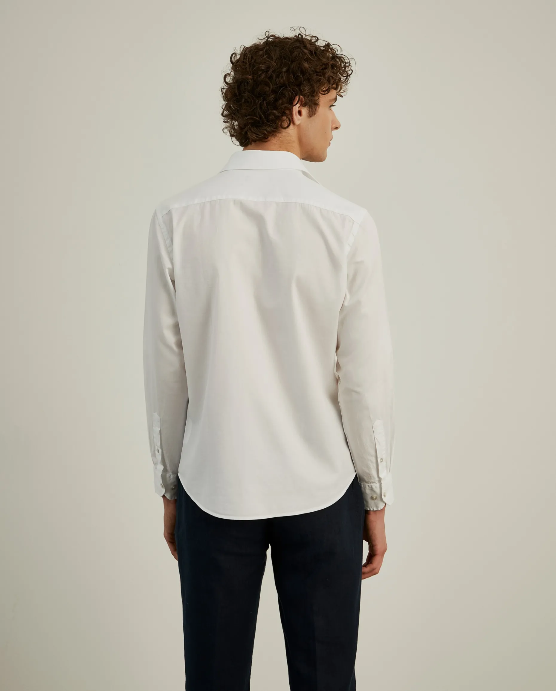 Camisa slim fit com bolsos garment dye|LION OF PORCHES Shop