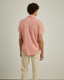 Camisa slim fit com flores|LION OF PORCHES Hot