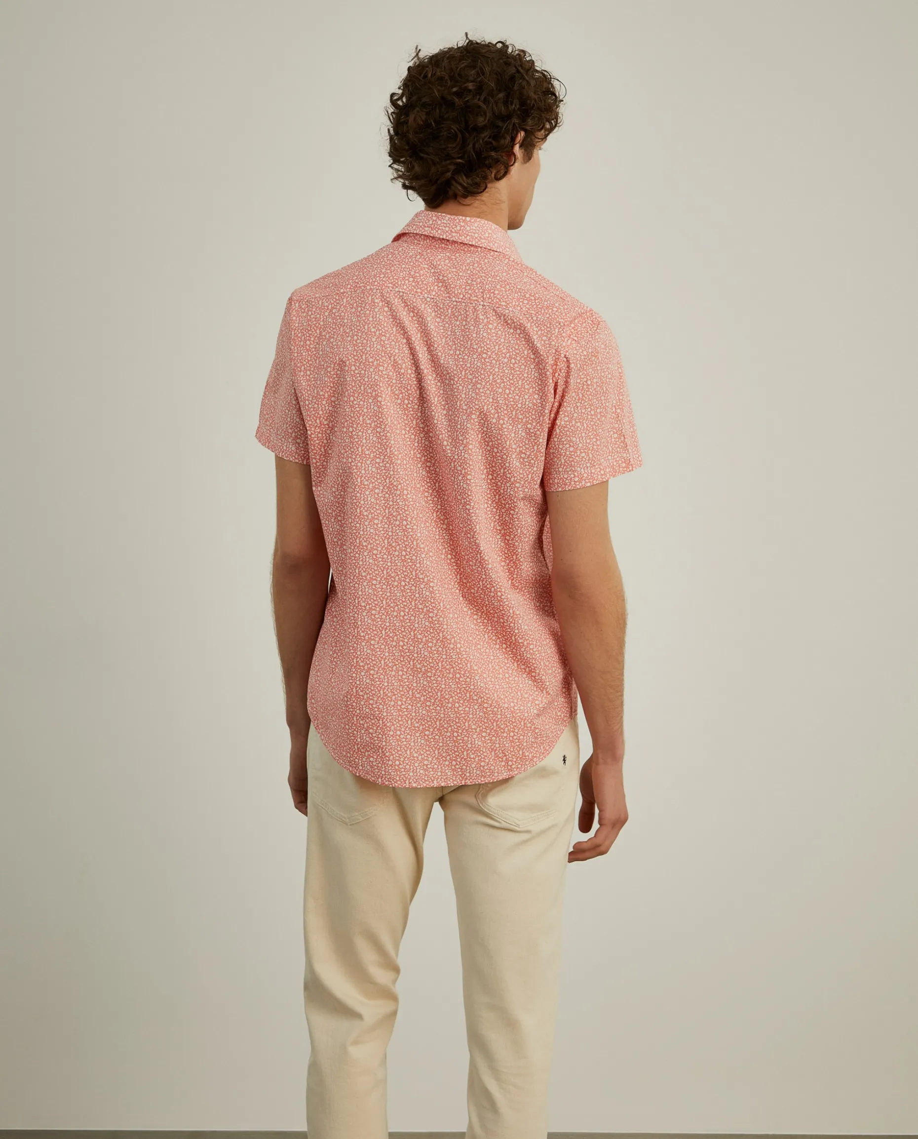 Camisa slim fit com flores|LION OF PORCHES Hot