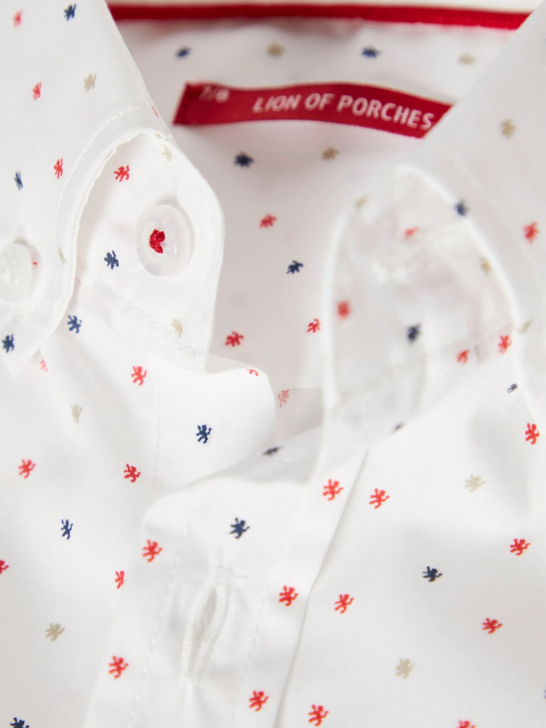 Camisa slim fit com leões|LION OF PORCHES Hot