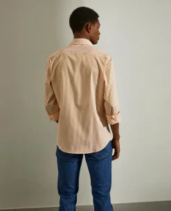 Camisa slim fit com padrão de riscas|LION OF PORCHES Cheap