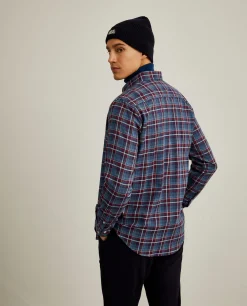 Camisa slim fit com padrão de xadrez|LION OF PORCHES Best