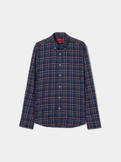 Camisa slim fit com padrão de xadrez|LION OF PORCHES Best
